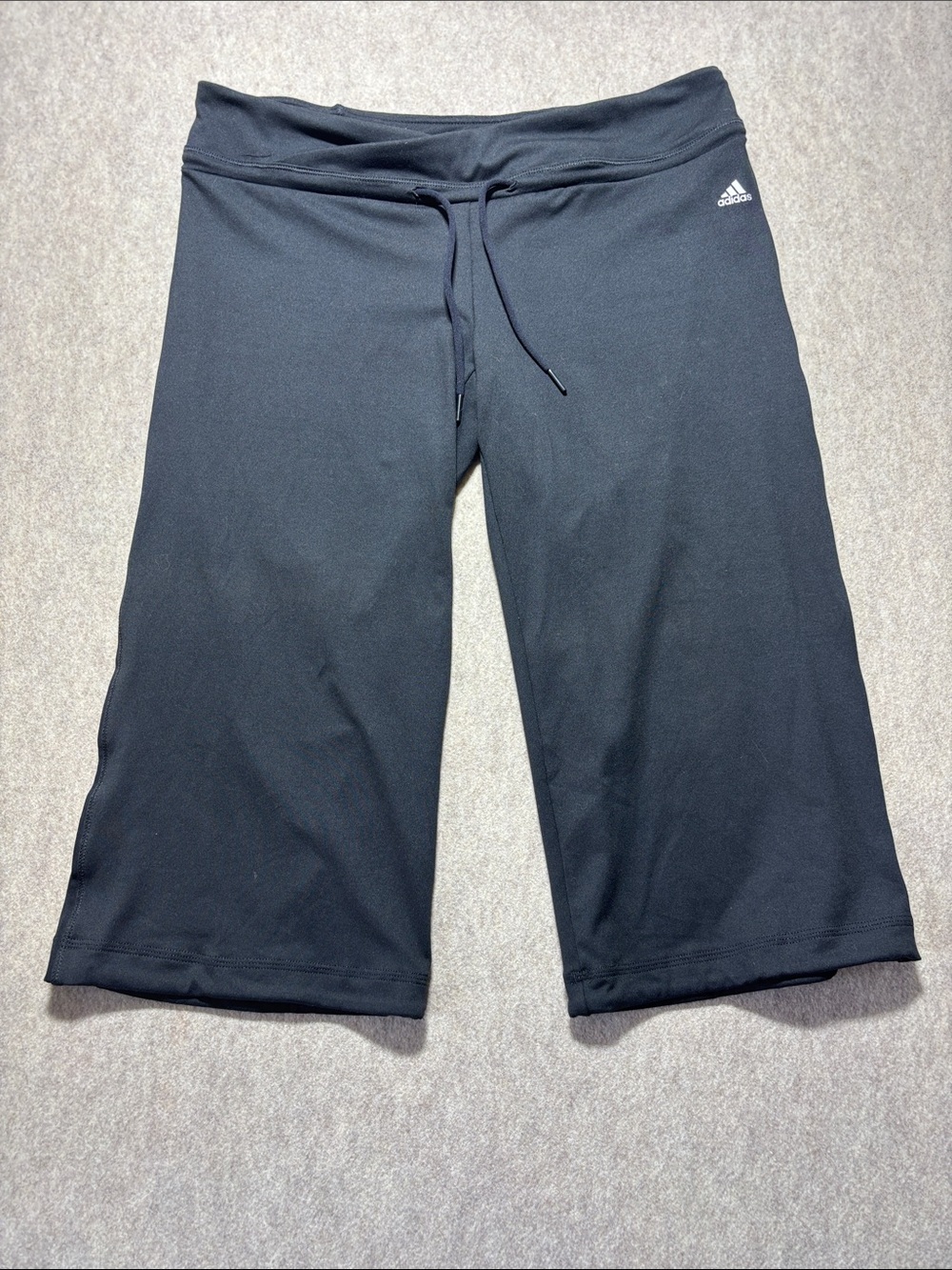 Adidas womens climalite Performance active 3/4 Cropped Pants Sz Large (1)